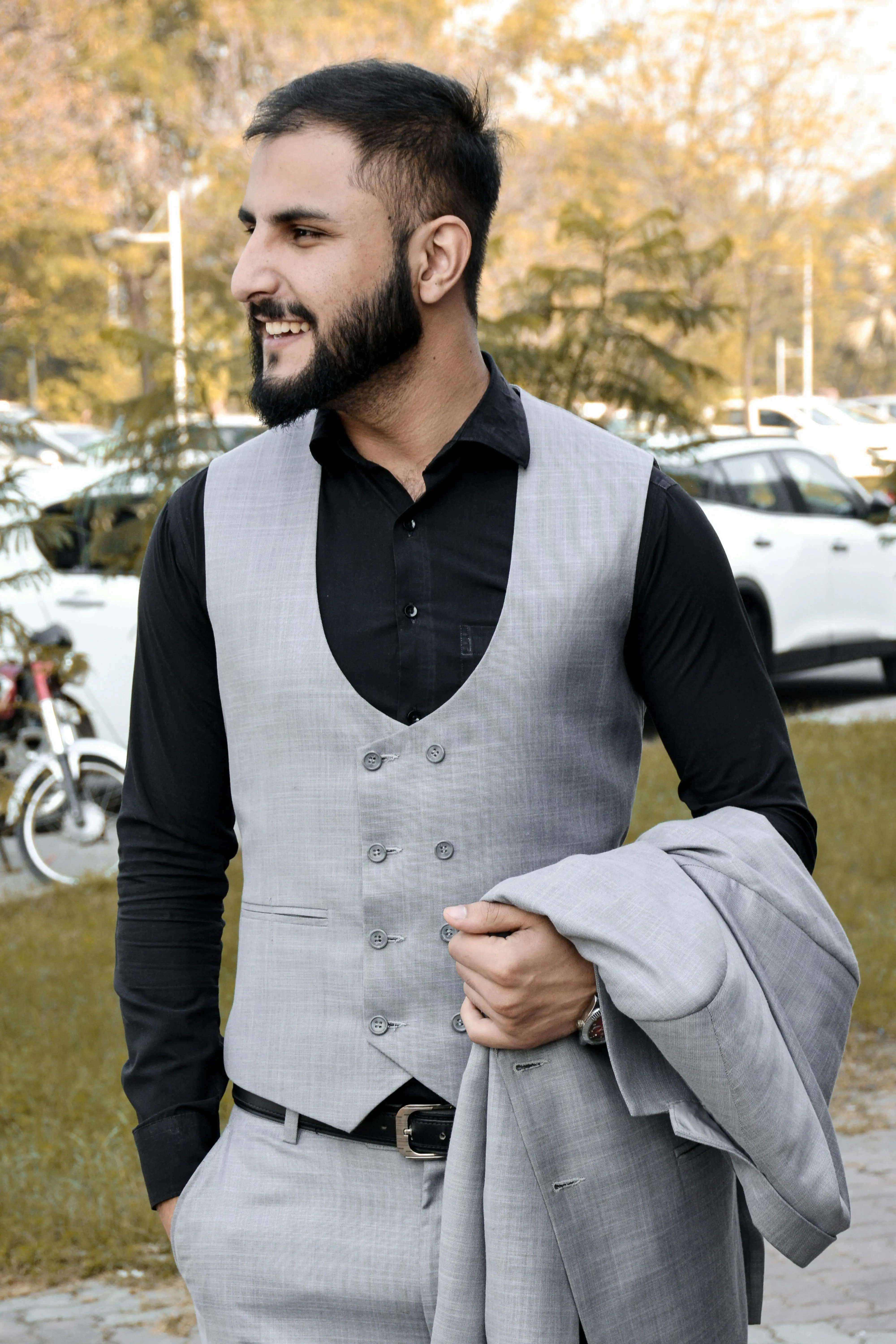 Slim Fit Pent Coat